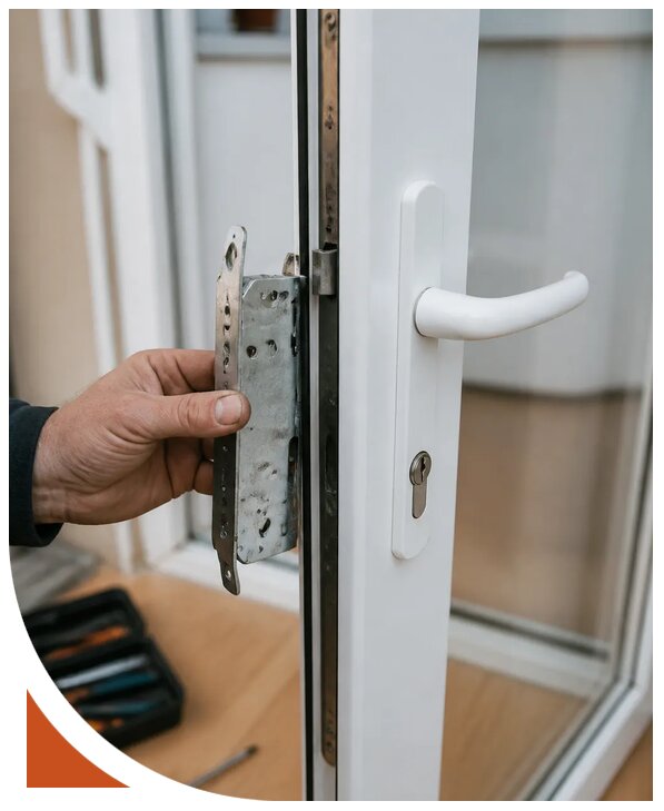 Ремонт замка пластиковой двери в Сибае от 2569 р. | Разлок-Сба